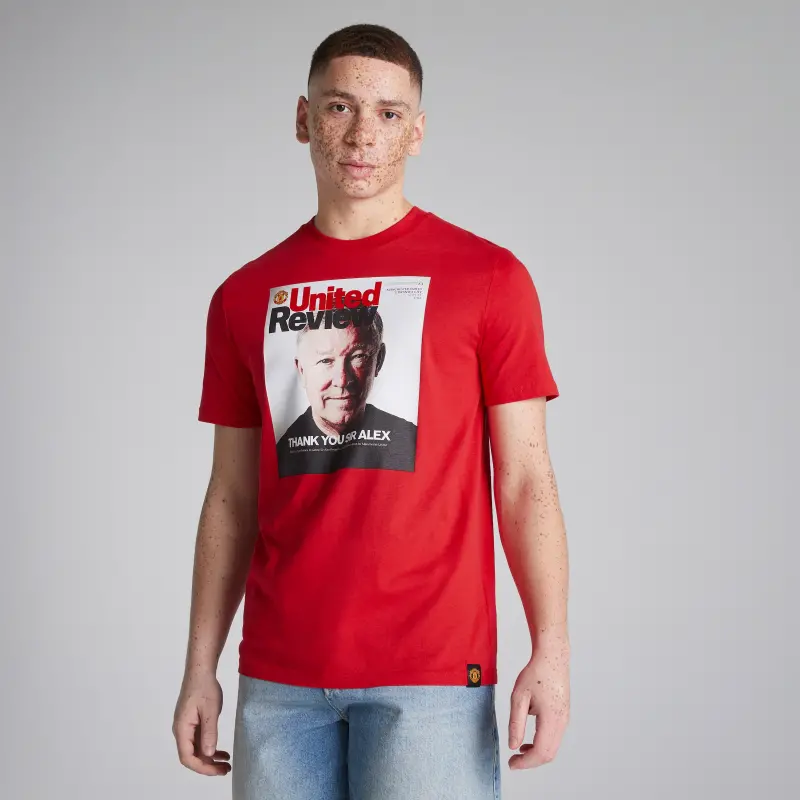 Manchester United Thank You Sir Alex T-Shirt Black-4044