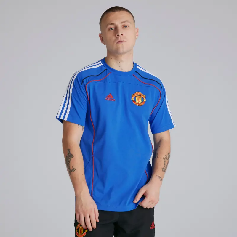 Manchester United x adidas Urban Purist T-Shirt Blue-3364