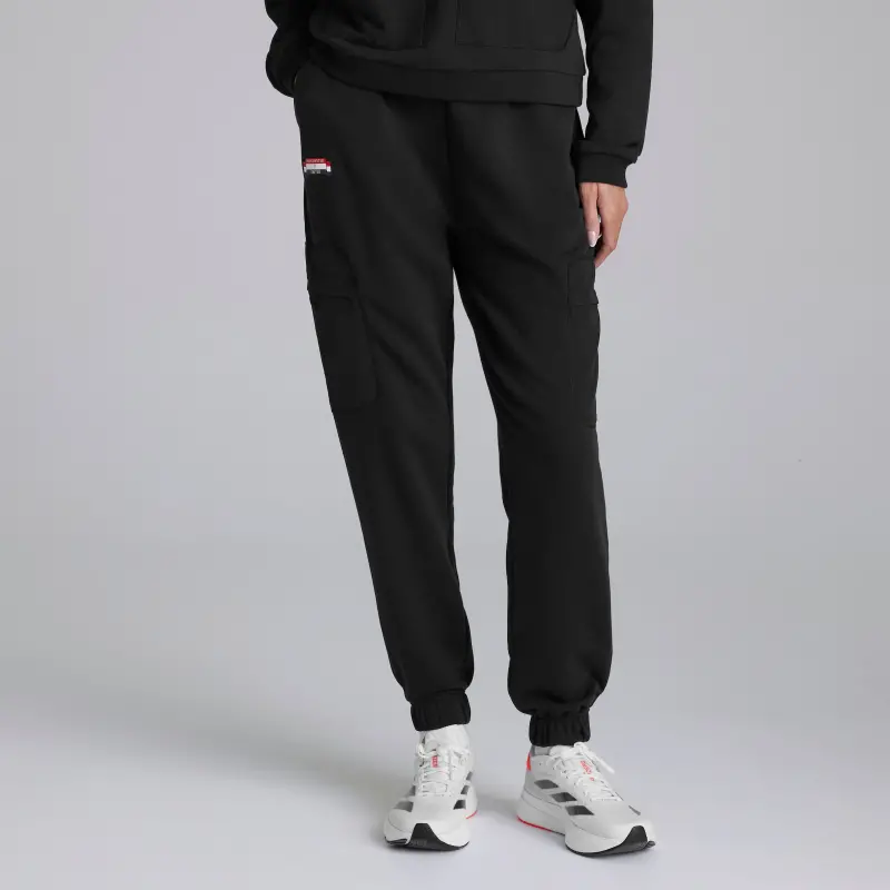Manchester United x adidas Womens City Escape Cargo Pant Black-3631